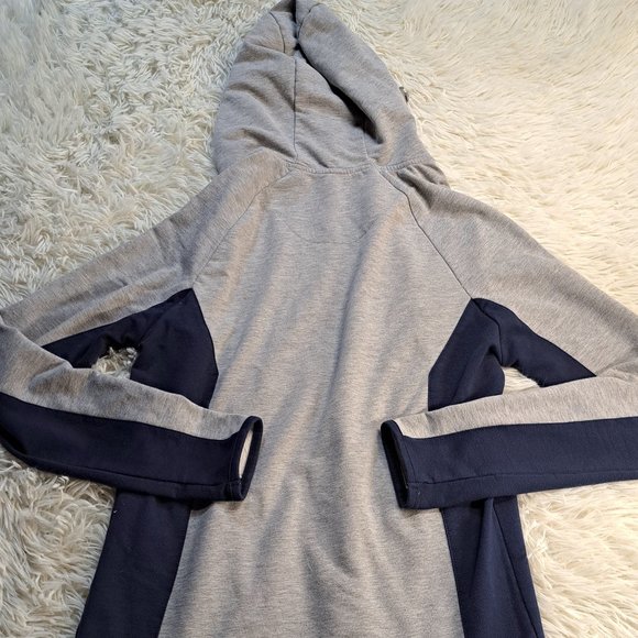 Gymshark Zip Up Men's Hoodie Grey/Blue - Size Small - Picture 2 of 4